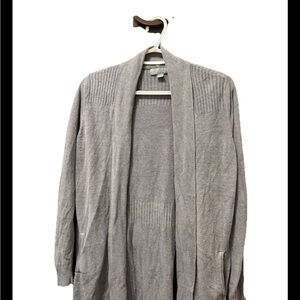 Barefoot Dreams CozyChic Ultra Lite Light Gray Cardigan